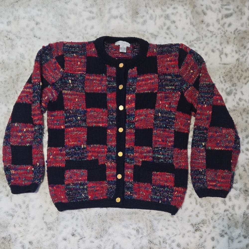 Vintage Chunky Wool Cardigan